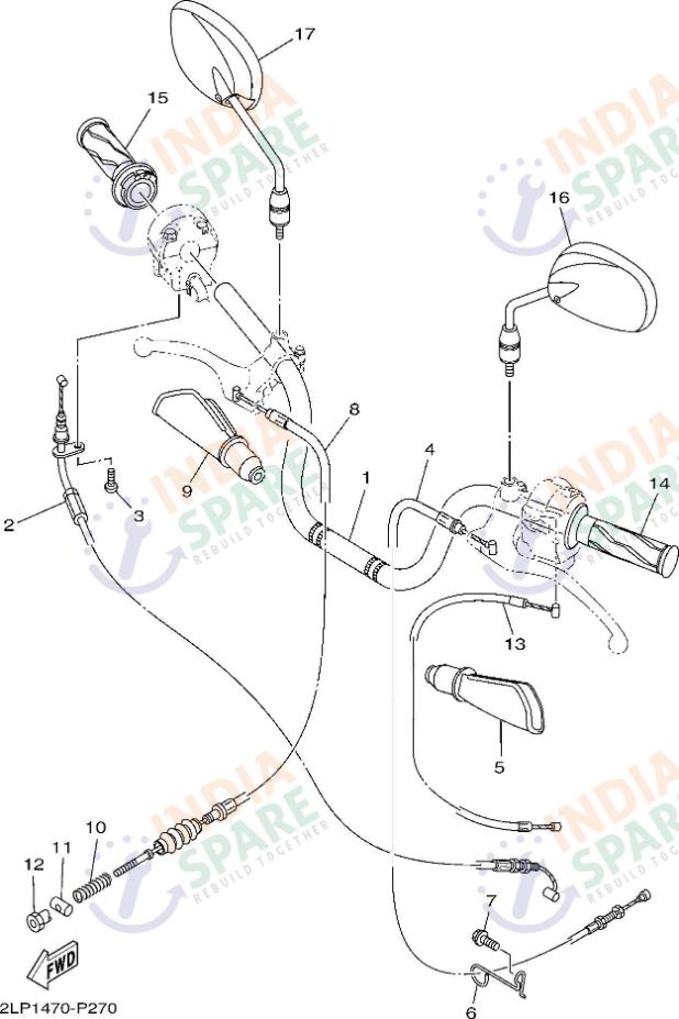 STEERING HANDLE & CABLE